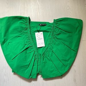 Zara crop top blouse - (New) Size: Small